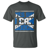 Funny Scottish Anthem Fan Saltire Flag T Shirt Yes Sir I Can Boogie Sports Style Scotland Football Supporters