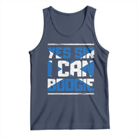 Funny Scottish Anthem Fan Saltire Flag Tank Top Yes Sir I Can Boogie Sports Style Scotland Football Supporters