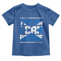 Funny Scottish Anthem Fan Saltire Flag Toddler T Shirt Yes Sir I Can Boogie Sports Style Scotland Football Supporters