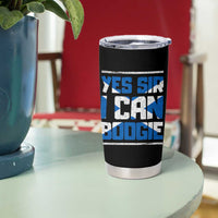 Funny Scottish Anthem Fan Saltire Flag Tumbler Cup Yes Sir I Can Boogie Sports Style Scotland Football Supporters