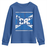 Funny Scottish Anthem Fan Saltire Flag Youth Sweatshirt Yes Sir I Can Boogie Sports Style Scotland Football Supporters