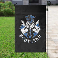 Scotland Thistle Floral Emblem Garden Flag Stylized Gothic Heraldry Scottish Heritage Pride