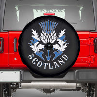 Scotland Thistle Floral Emblem Spare Tire Cover Stylized Gothic Heraldry Scottish Heritage Pride
