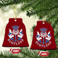 Scotland Thistle Floral Emblem Ceramic Ornament Stylized Gothic Heraldry Scottish Heritage Pride