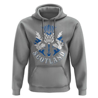Scotland Thistle Floral Emblem Hoodie Stylized Gothic Heraldry Scottish Heritage Pride