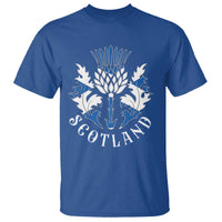 Scotland Thistle Floral Emblem T Shirt Stylized Gothic Heraldry Scottish Heritage Pride