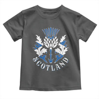 Scotland Thistle Floral Emblem Toddler T Shirt Stylized Gothic Heraldry Scottish Heritage Pride
