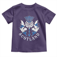 Scotland Thistle Floral Emblem Toddler T Shirt Stylized Gothic Heraldry Scottish Heritage Pride