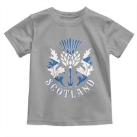 Scotland Thistle Floral Emblem Toddler T Shirt Stylized Gothic Heraldry Scottish Heritage Pride