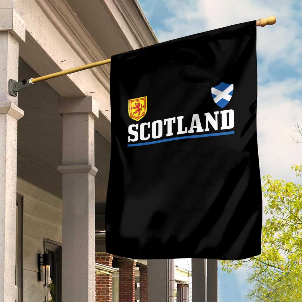 Scotland Dual Crest Lion Rampant Shield Saltire Flag Garden Flag Football Fans Match Day