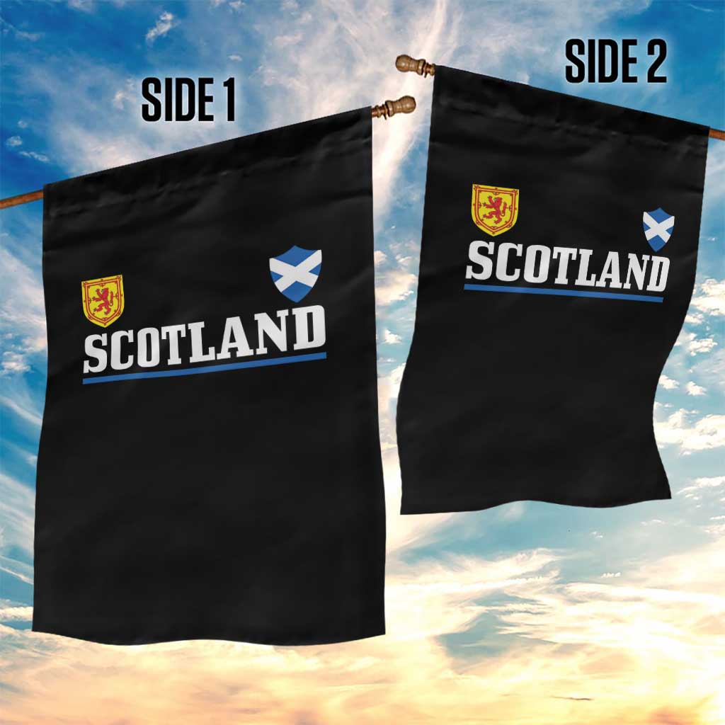 Scotland Dual Crest Lion Rampant Shield Saltire Flag Garden Flag Football Fans Match Day