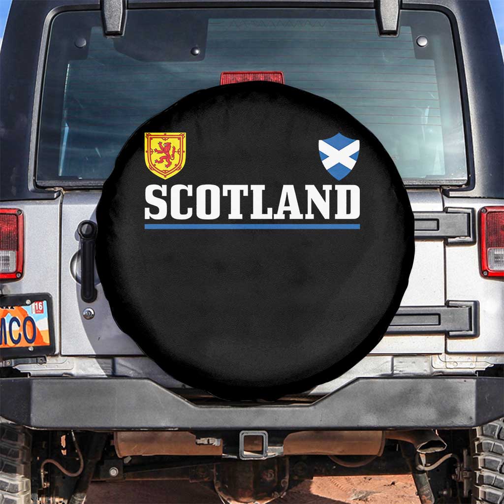 Scotland Dual Crest Lion Rampant Shield Saltire Flag Spare Tire Cover Football Fans Match Day