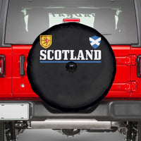 Scotland Dual Crest Lion Rampant Shield Saltire Flag Spare Tire Cover Football Fans Match Day