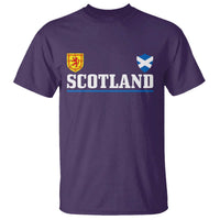Scotland Dual Crest Lion Rampant Shield Saltire Flag T Shirt Football Fans Match Day