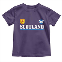 Scotland Dual Crest Lion Rampant Shield Saltire Flag Toddler T Shirt Football Fans Match Day