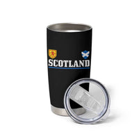 Scotland Dual Crest Lion Rampant Shield Saltire Flag Tumbler Cup Football Fans Match Day