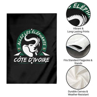 Allez Les Elephants Cote d'Ivoire Soccer Fan Garden Flag Ivory Coast Pride Football Lovers