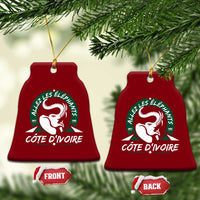 Allez Les Elephants Cote d'Ivoire Soccer Fan Ceramic Ornament Ivory Coast Pride Football Lovers