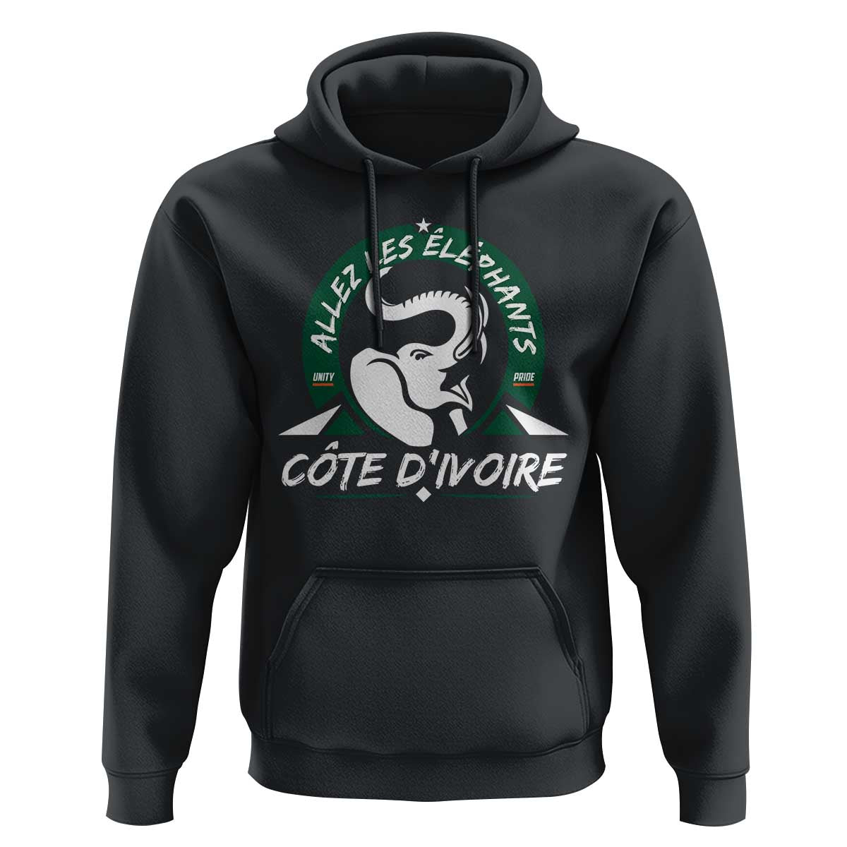 Allez Les Elephants Cote d'Ivoire Soccer Fan Hoodie Ivory Coast Pride Football Lovers