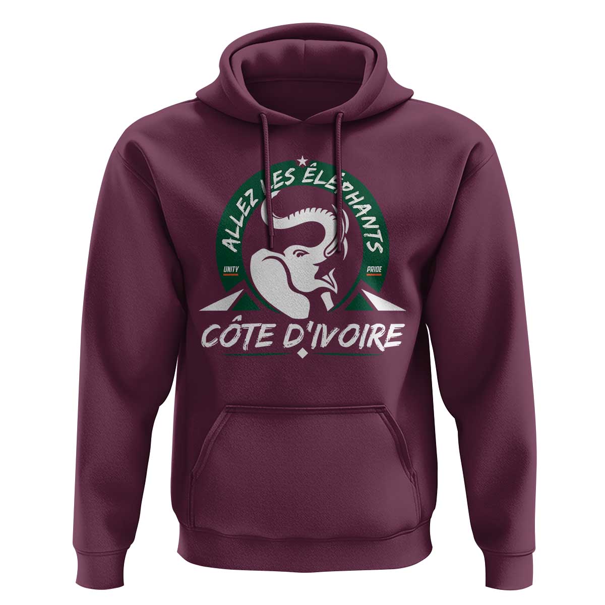Allez Les Elephants Cote d'Ivoire Soccer Fan Hoodie Ivory Coast Pride Football Lovers