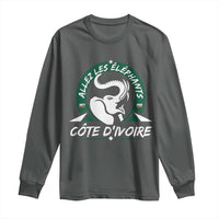 Allez Les Elephants Cote d'Ivoire Soccer Fan Long Sleeve Shirt Ivory Coast Pride Football Lovers