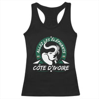 Allez Les Elephants Cote d'Ivoire Soccer Fan Racerback Tank Top Ivory Coast Pride Football Lovers