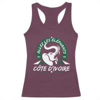 Allez Les Elephants Cote d'Ivoire Soccer Fan Racerback Tank Top Ivory Coast Pride Football Lovers