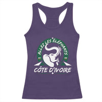 Allez Les Elephants Cote d'Ivoire Soccer Fan Racerback Tank Top Ivory Coast Pride Football Lovers