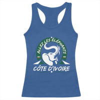 Allez Les Elephants Cote d'Ivoire Soccer Fan Racerback Tank Top Ivory Coast Pride Football Lovers