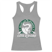 Allez Les Elephants Cote d'Ivoire Soccer Fan Racerback Tank Top Ivory Coast Pride Football Lovers