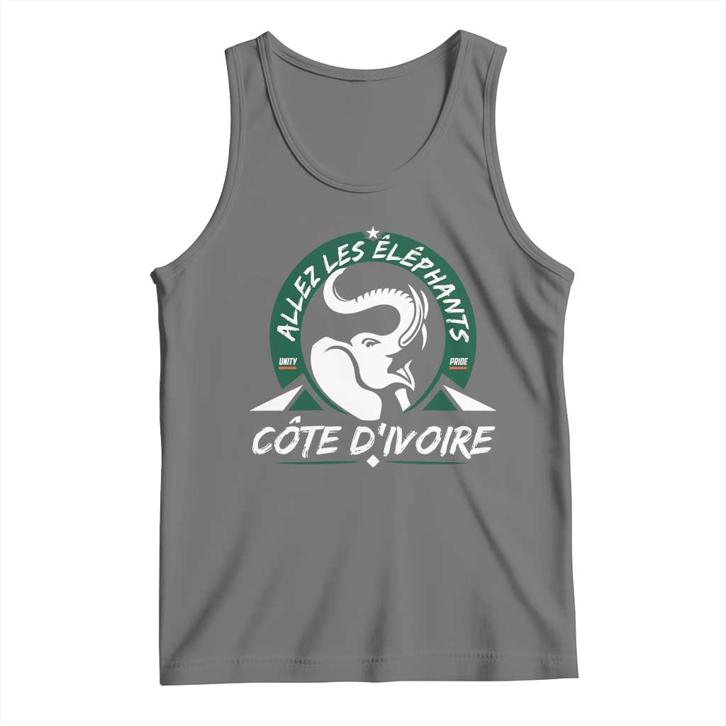 Allez Les Elephants Cote d'Ivoire Soccer Fan Tank Top Ivory Coast Pride Football Lovers