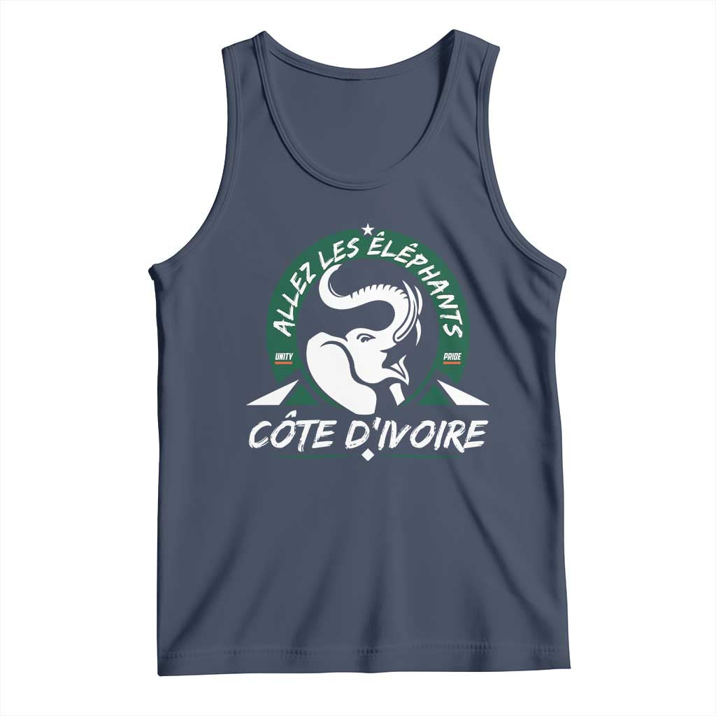 Allez Les Elephants Cote d'Ivoire Soccer Fan Tank Top Ivory Coast Pride Football Lovers