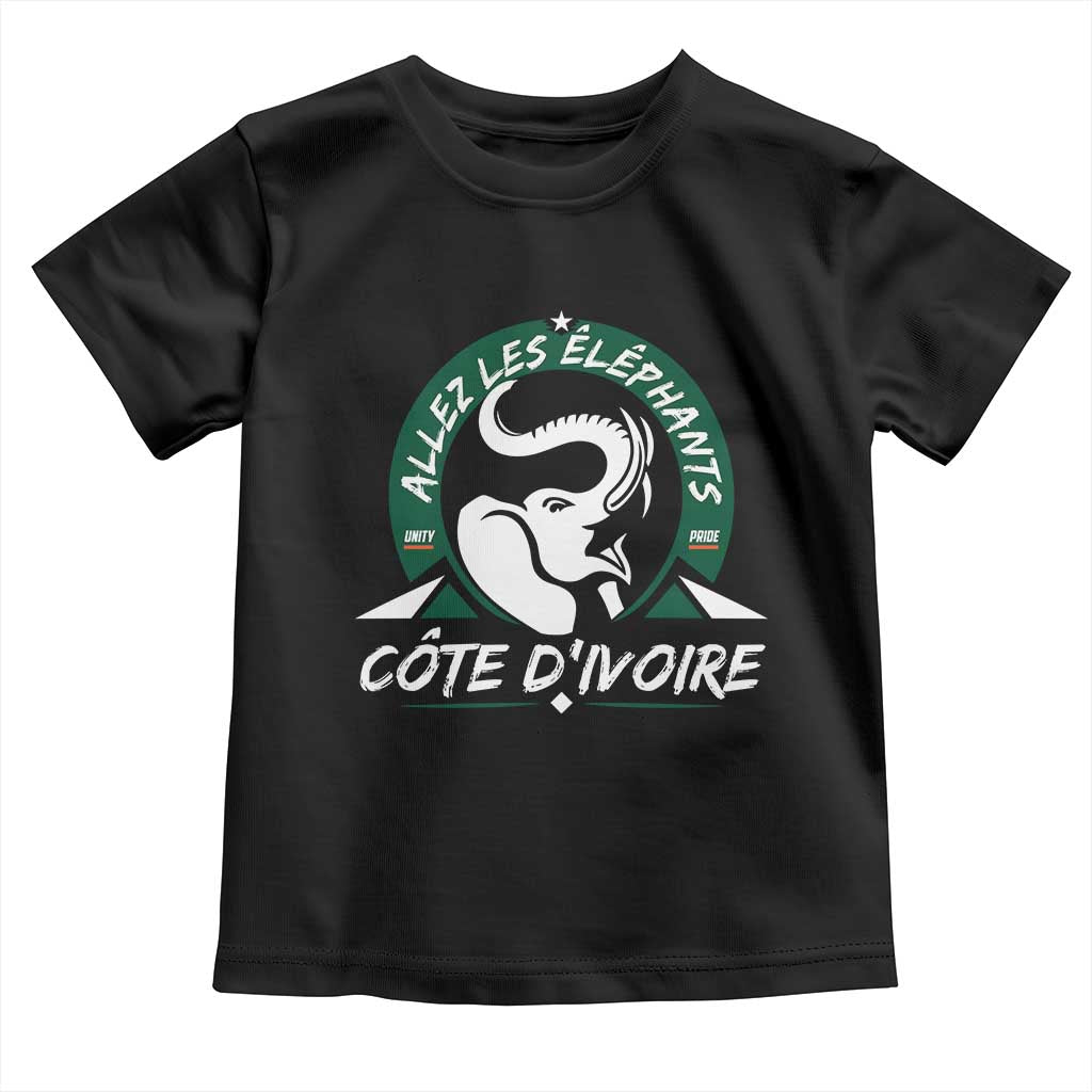 Allez Les Elephants Cote d'Ivoire Soccer Fan Toddler T Shirt Ivory Coast Pride Football Lovers