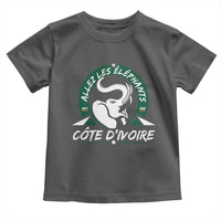 Allez Les Elephants Cote d'Ivoire Soccer Fan Toddler T Shirt Ivory Coast Pride Football Lovers