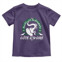 Allez Les Elephants Cote d'Ivoire Soccer Fan Toddler T Shirt Ivory Coast Pride Football Lovers