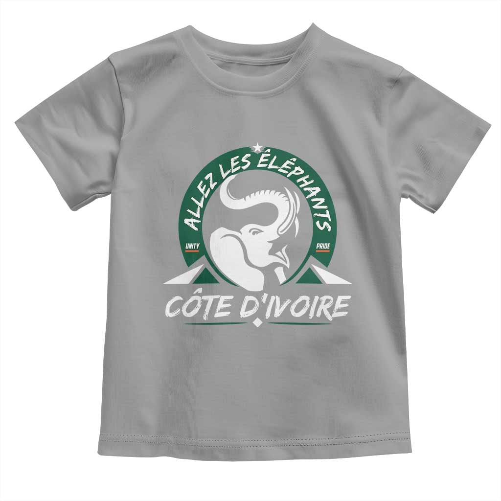 Allez Les Elephants Cote d'Ivoire Soccer Fan Toddler T Shirt Ivory Coast Pride Football Lovers