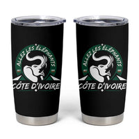 Allez Les Elephants Cote d'Ivoire Soccer Fan Tumbler Cup Ivory Coast Pride Football Lovers