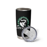 Allez Les Elephants Cote d'Ivoire Soccer Fan Tumbler Cup Ivory Coast Pride Football Lovers
