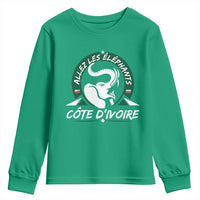 Allez Les Elephants Cote d'Ivoire Soccer Fan Youth Sweatshirt Ivory Coast Pride Football Lovers
