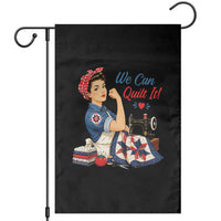 Funny Rosie We Can Quilt It Garden Flag Quilting Sewing Crafty Joke