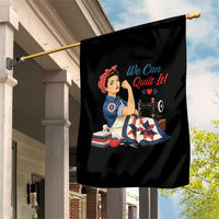 Funny Rosie We Can Quilt It Garden Flag Quilting Sewing Crafty Joke