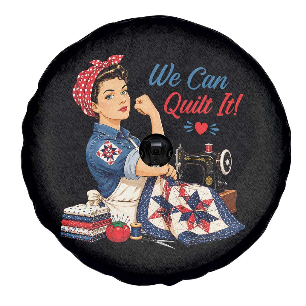 Funny Rosie We Can Quilt It Spare Tire Cover Quilting Sewing Crafty Joke