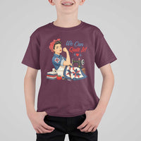 Funny Rosie We Can Quilt It T Shirt For Kid Quilting Sewing Crafty Joke
