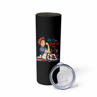 Funny Rosie We Can Quilt It Skinny Tumbler Quilting Sewing Crafty Joke