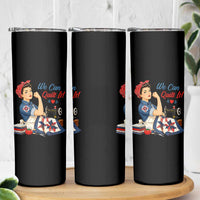 Funny Rosie We Can Quilt It Skinny Tumbler Quilting Sewing Crafty Joke