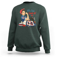 Funny Rosie We Can Quilt It Sweatshirt Quilting Sewing Crafty Joke