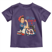 Funny Rosie We Can Quilt It Toddler T Shirt Quilting Sewing Crafty Joke