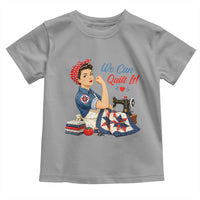 Funny Rosie We Can Quilt It Toddler T Shirt Quilting Sewing Crafty Joke
