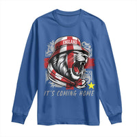 Roaring Lions England Football Pride Long Sleeve Shirt Retro Patriotic Soccer British Football Fans