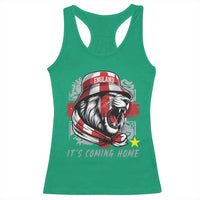 Roaring Lions England Football Pride Racerback Tank Top Retro Patriotic Soccer British Football Fans
